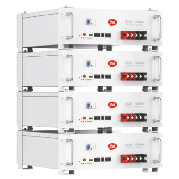 itel 5120Wh Lithium Battery Stackable 48V 100Ah 5.12kWh IPL-51100